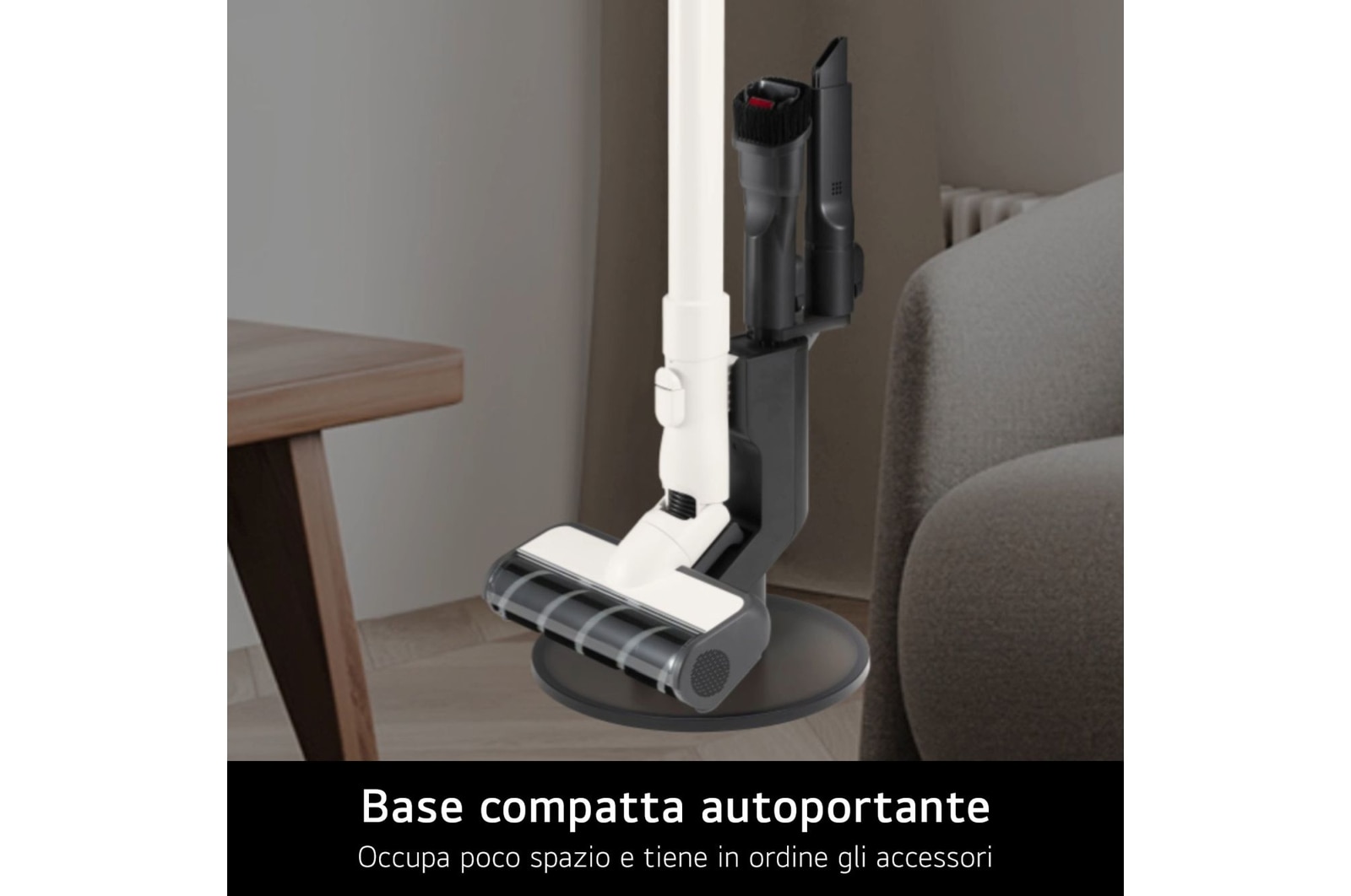 Base compatta autoportante aspirapolvere A9C-AIR1E